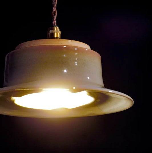 萩焼|天龍|土|風合い|ペンダントライト