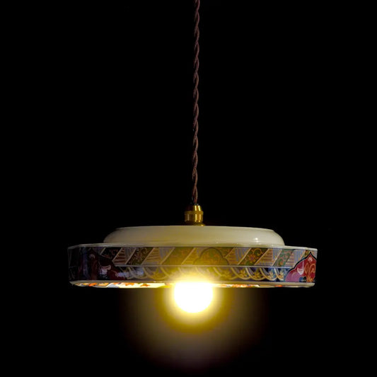 有田焼|丸喜陶苑|多彩色|ペンダントライト