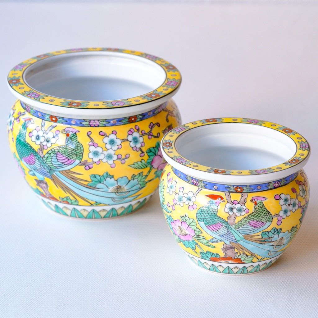 有田焼|秀峰|花鳥図|鉢・小|ペンダントライト