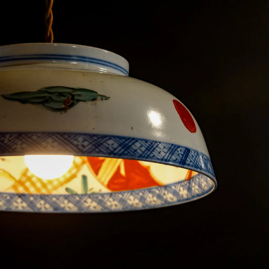 古伊万里?|骨董|色絵|大鉢|ペンダントライト