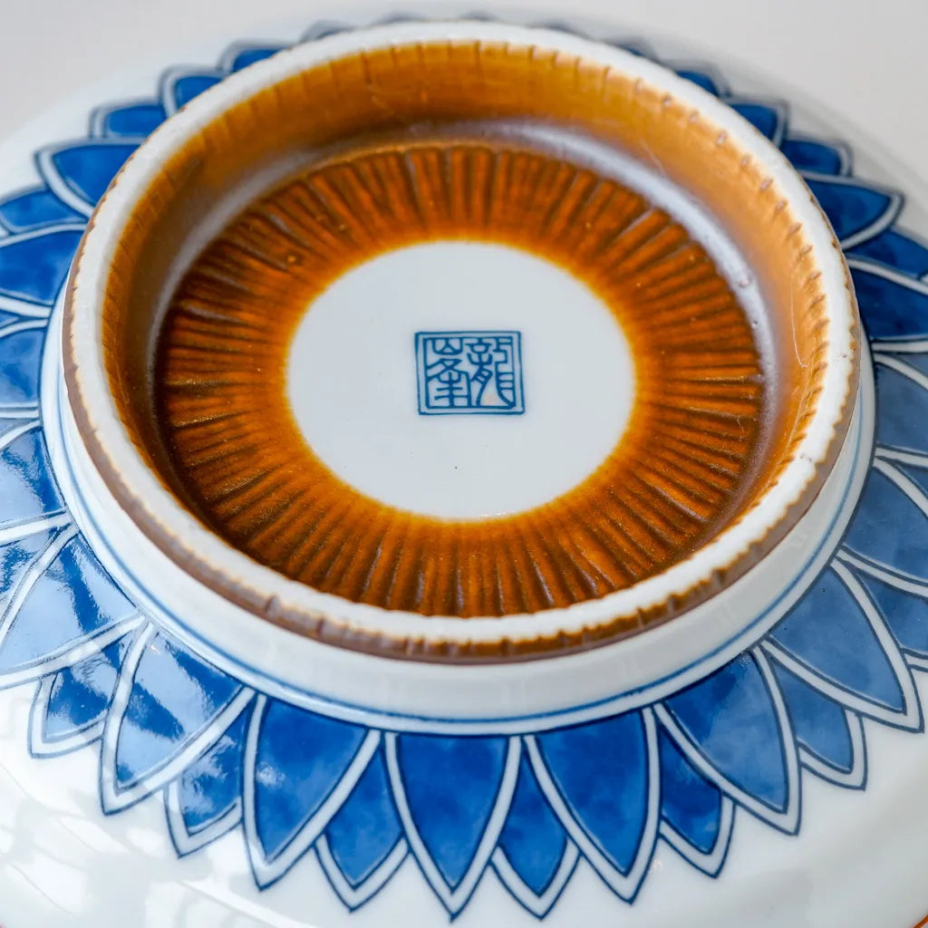 【早期購入】有田焼|龍峯|色絵|丼①|ペンダントライト