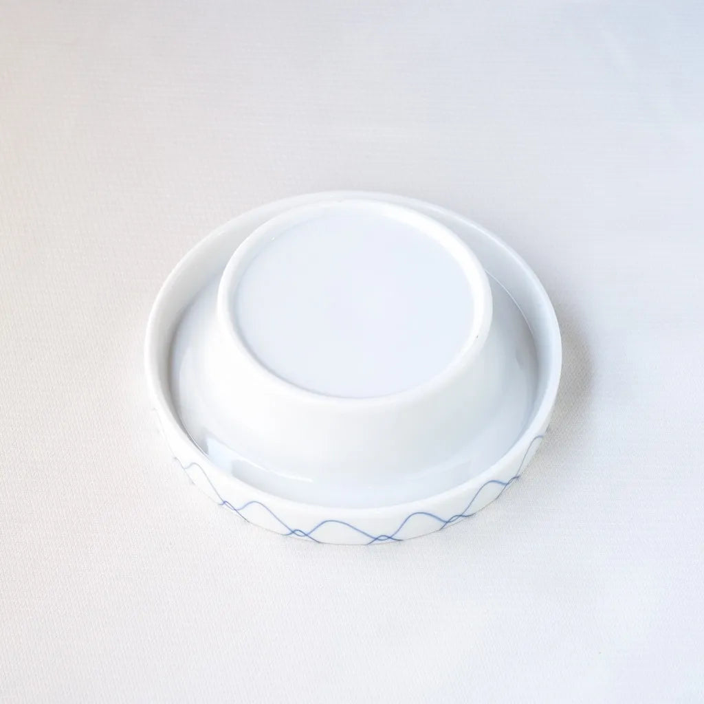 Mino ware(?) | Mesh pattern | White porcelain | Indigo | Blue and white porcelain | Pendant light