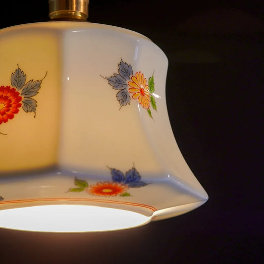 有田焼|深川製磁|菊花|ペンダントライト