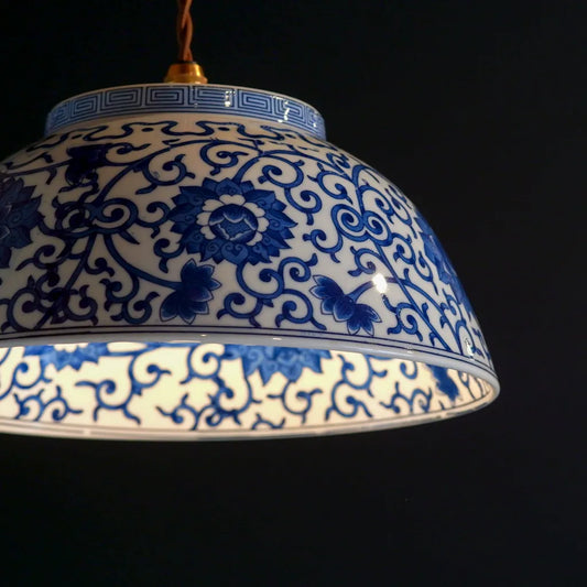 大明嘉靖年製|花唐草|ペンダントライト