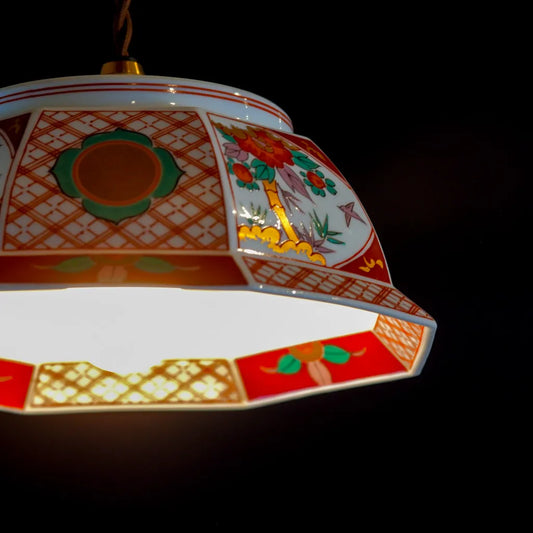 有田焼|哲山|金彩・八角形|ペンダントライト