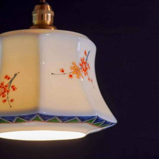 有田焼|深川製磁|梅花|ペンダントライト