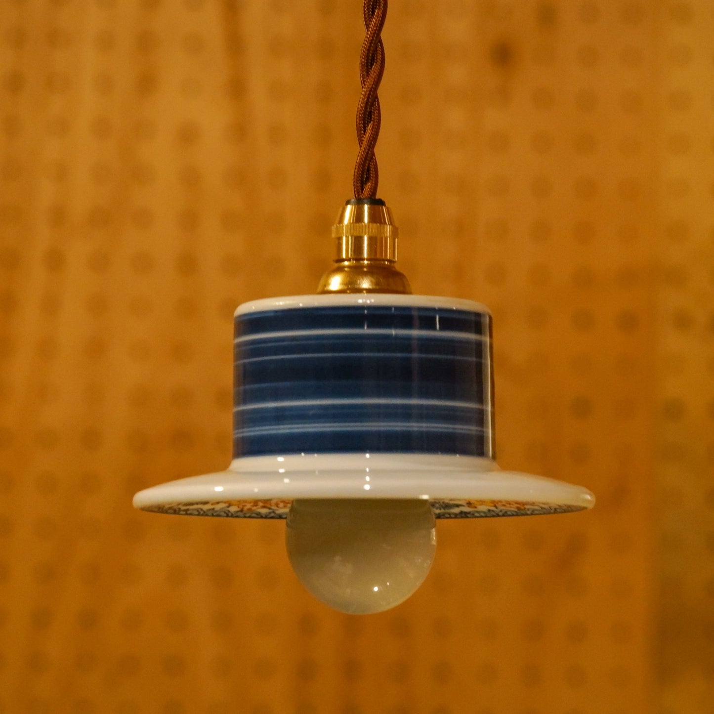 Arita ware | Koraku | Indigo, Pine, and Plum | Pendant light