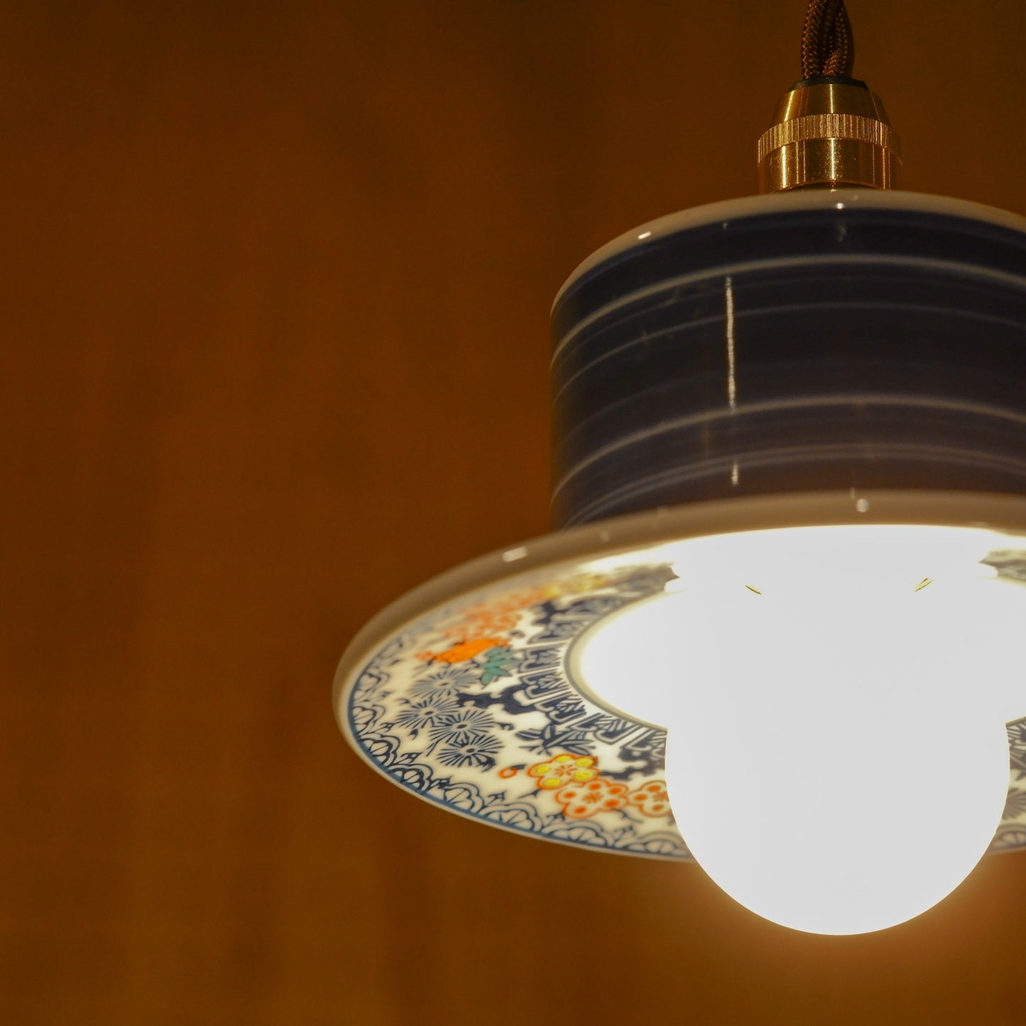 Arita ware | Koraku | Indigo, Pine, and Plum | Pendant light