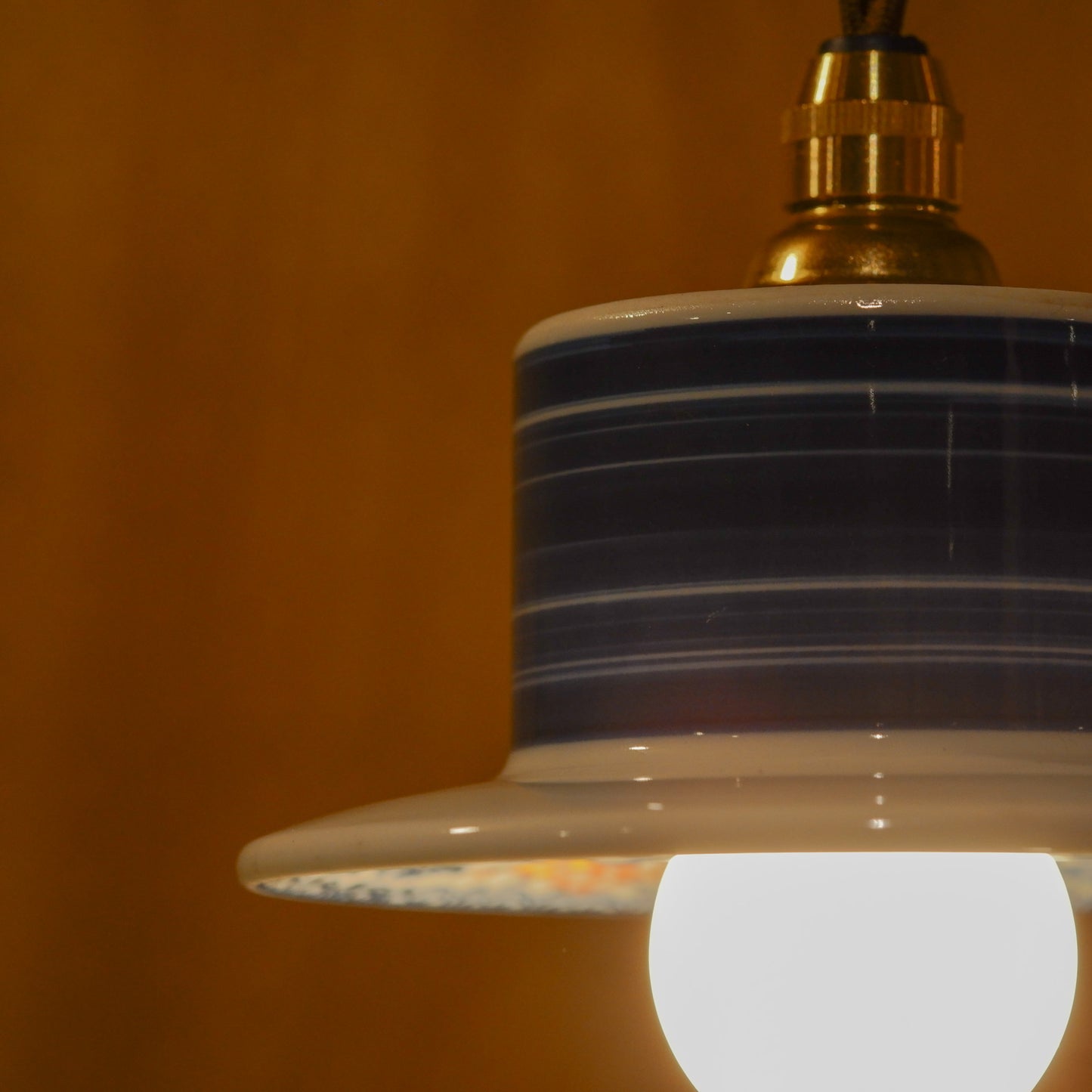 Arita ware | Koraku | Indigo, Pine, and Plum | Pendant light