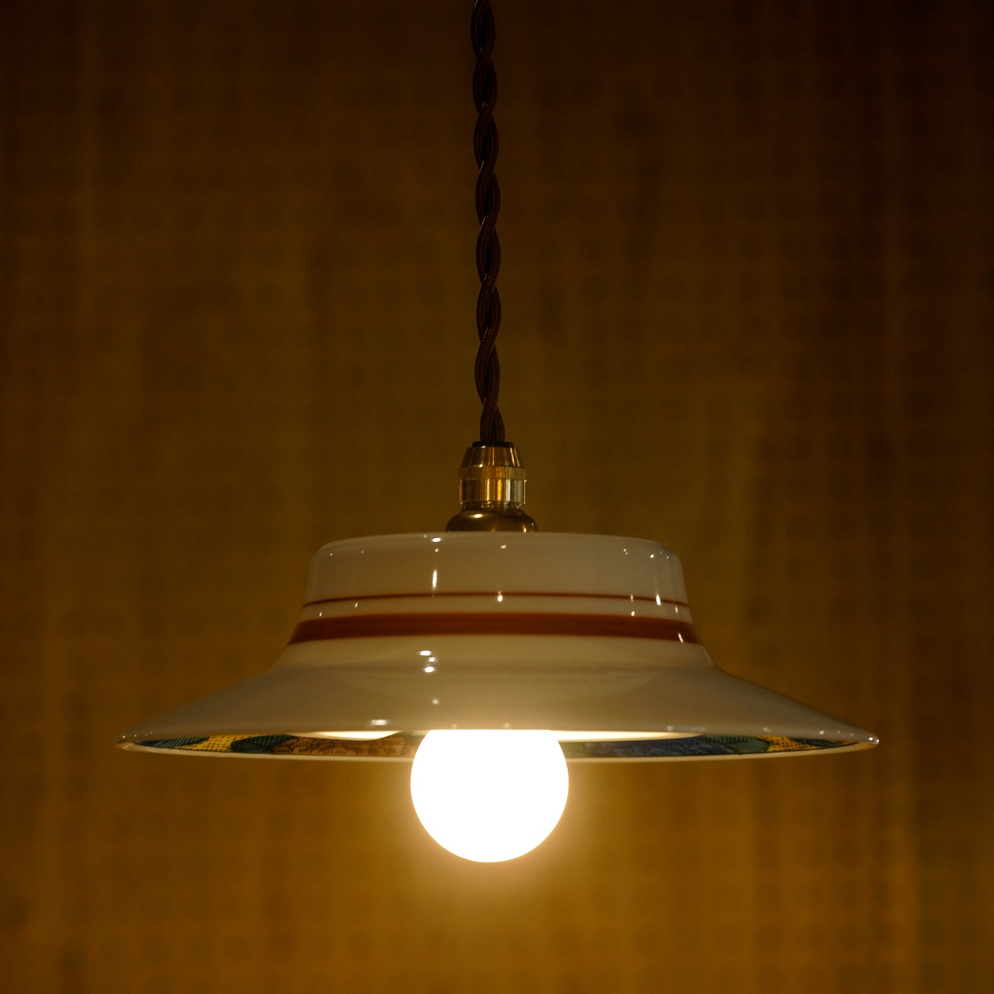 Kutani ware | Kutani Seiho | Hydrangea | Pendant light
