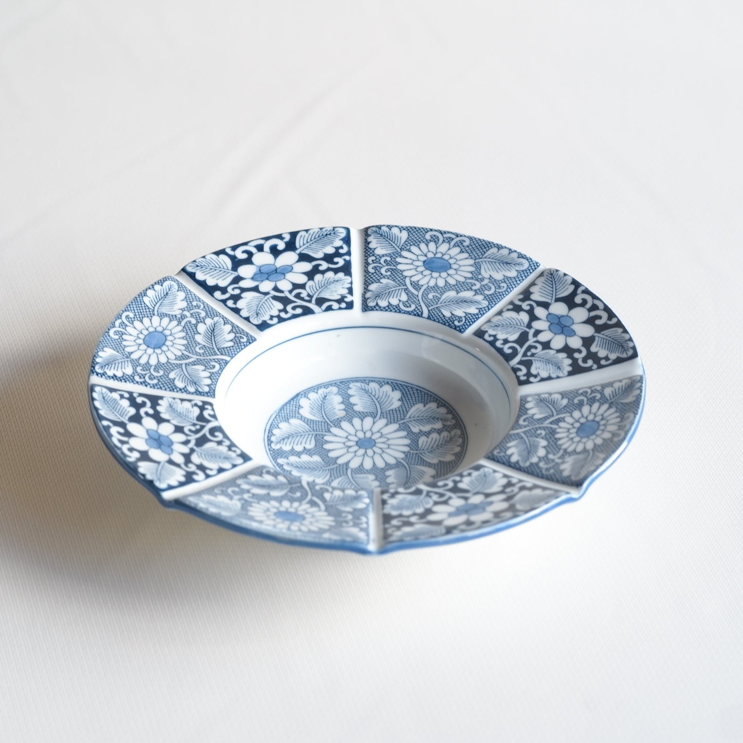 Arita ware | Eizan | Indigo | Flowers | Pendant light