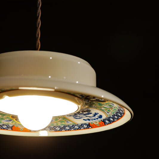 美濃焼(?)|YAMANISHI|鳳凰|ペンダントライト