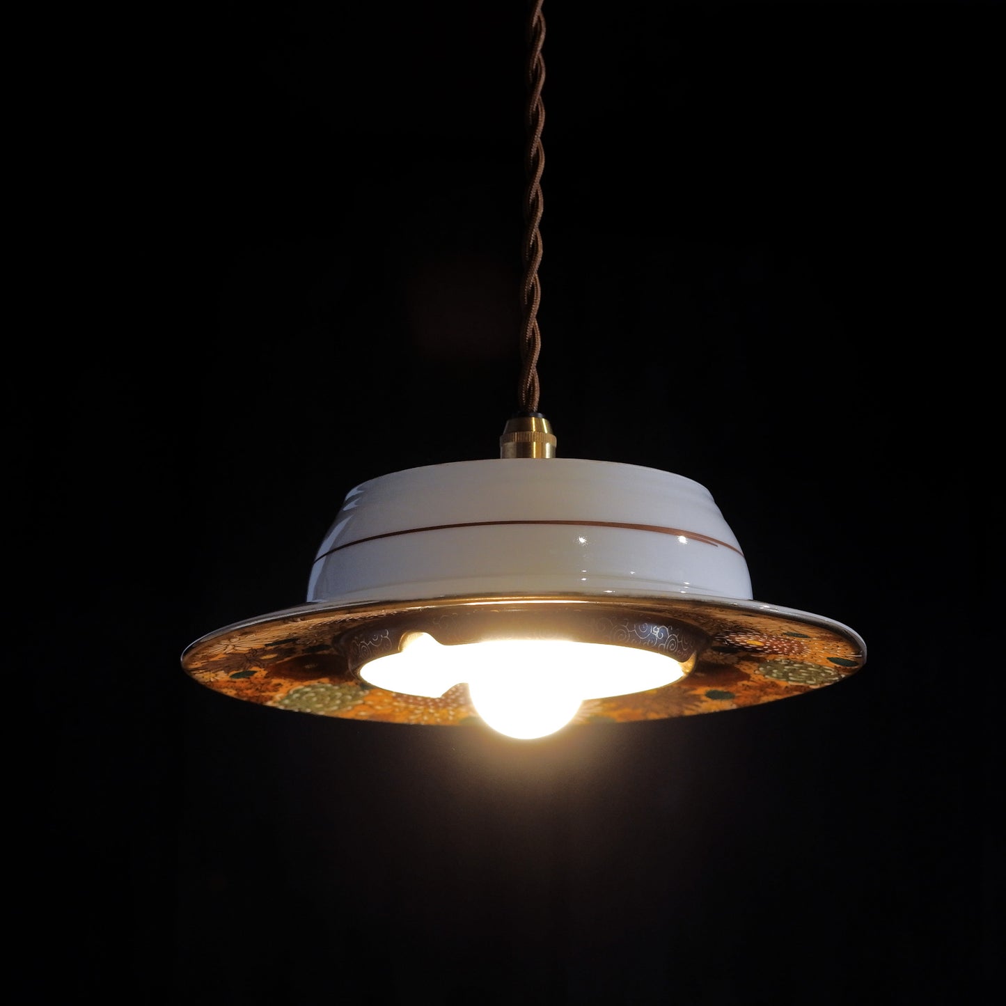 Kutani ware | Flower arrangement | Five colors | Pendant light