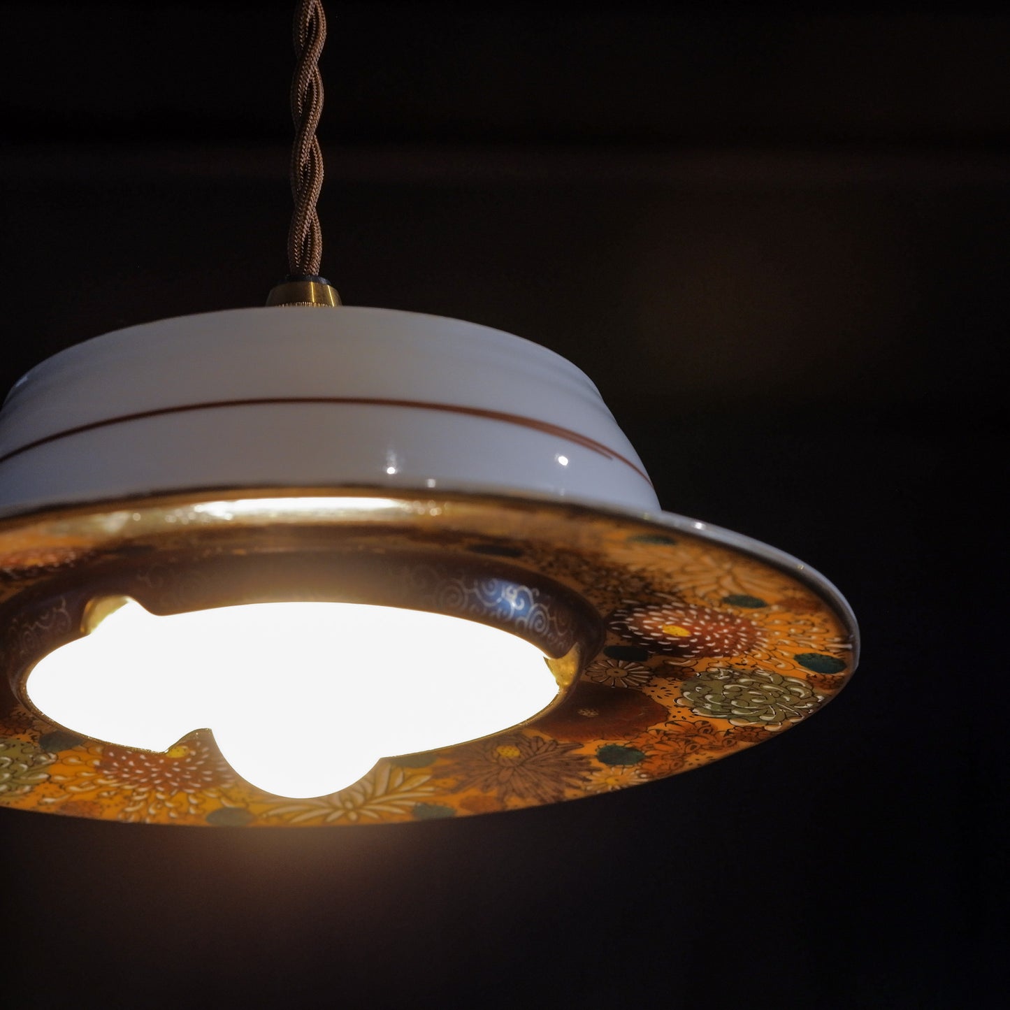 Kutani ware | Flower arrangement | Five colors | Pendant light