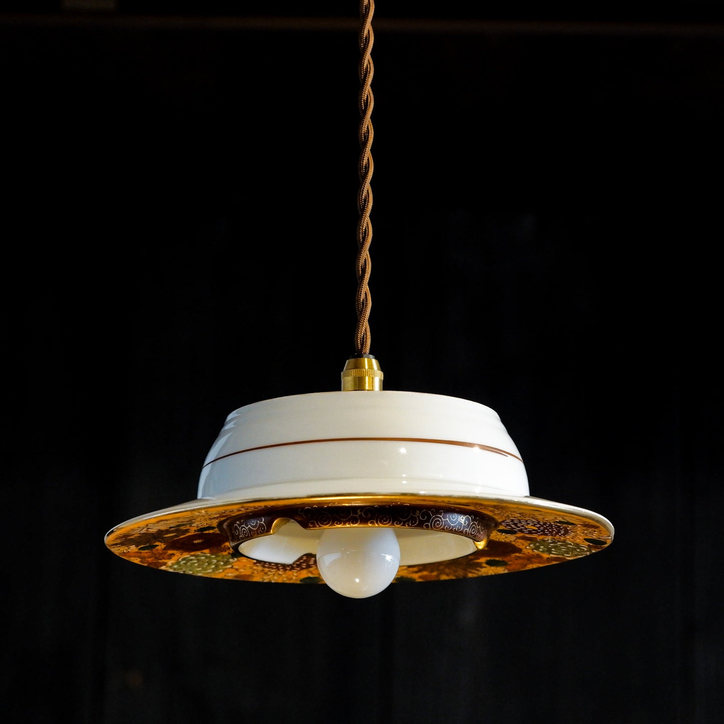Kutani ware | Flower arrangement | Five colors | Pendant light