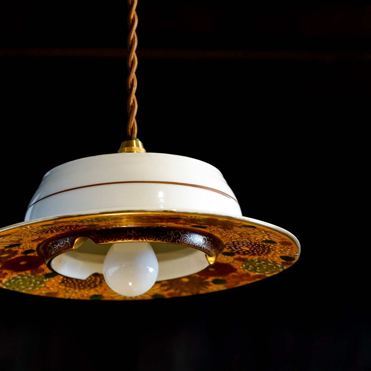 Kutani ware | Flower arrangement | Five colors | Pendant light