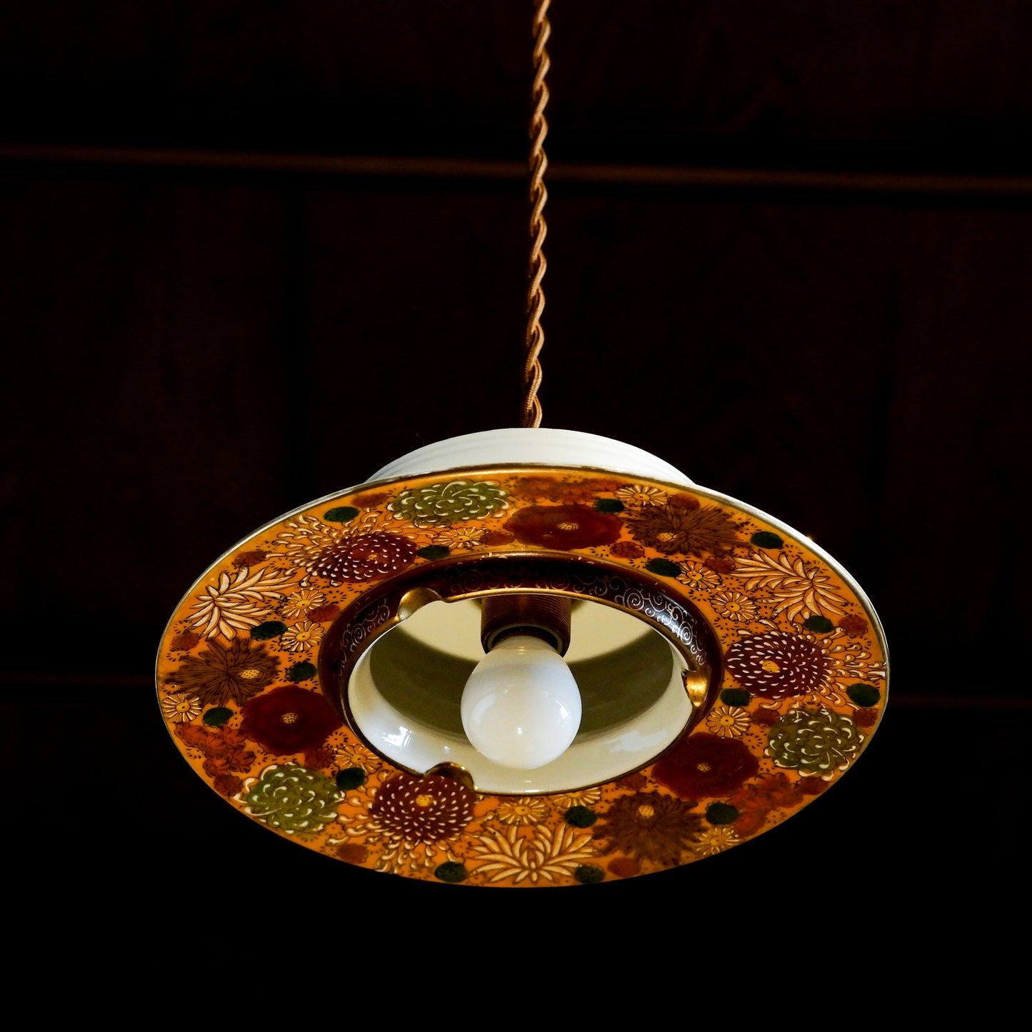 Kutani ware | Flower arrangement | Five colors | Pendant light
