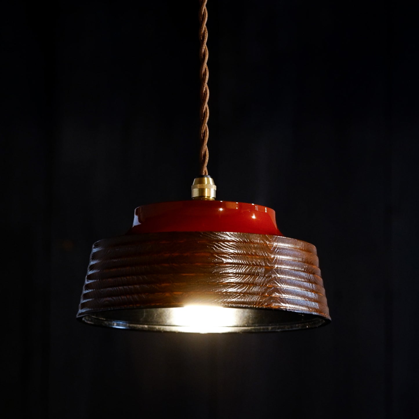 Unknown place of origin | Korin | Vermilion woodgrain | Sweets dish | Pendant light