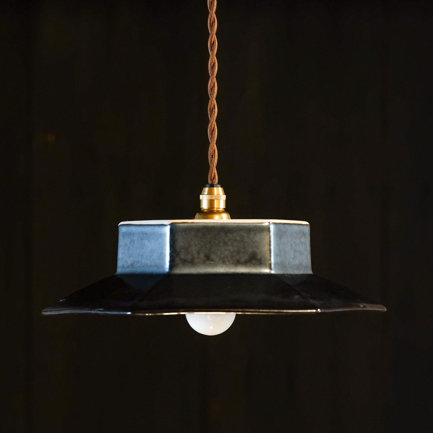 Unknown location | Black | Hexagonal | Pendant light