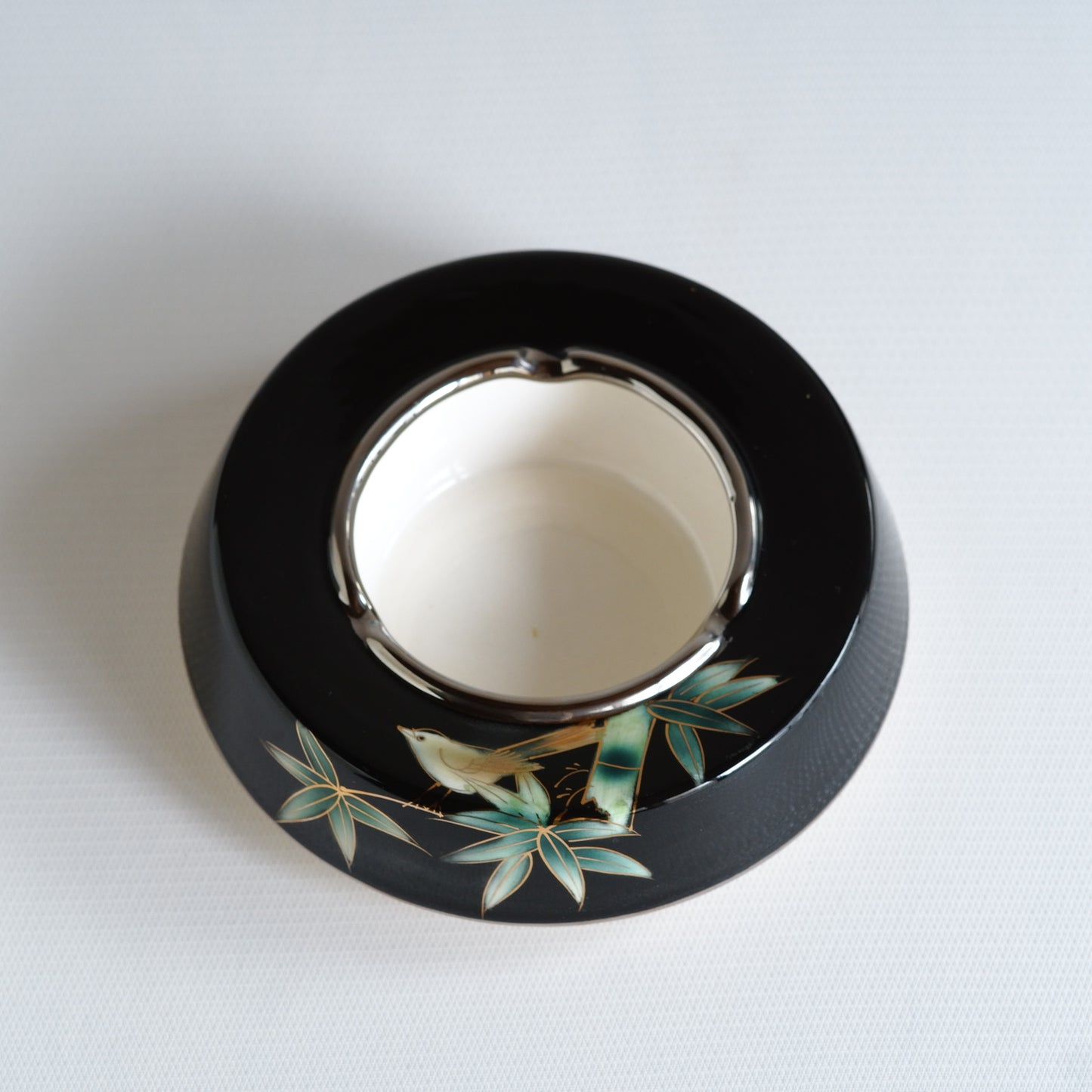 Shippo ware | Bamboo and sparrow | Black gloss | Pendant light