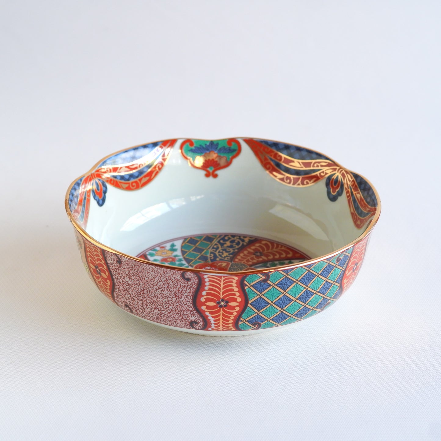 Arita ware | Blue and blue | Gold decoration | Serving bowl | Pendant light