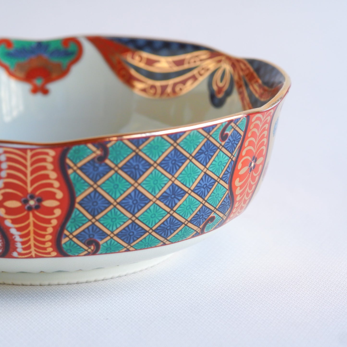 Arita ware | Blue and blue | Gold decoration | Serving bowl | Pendant light