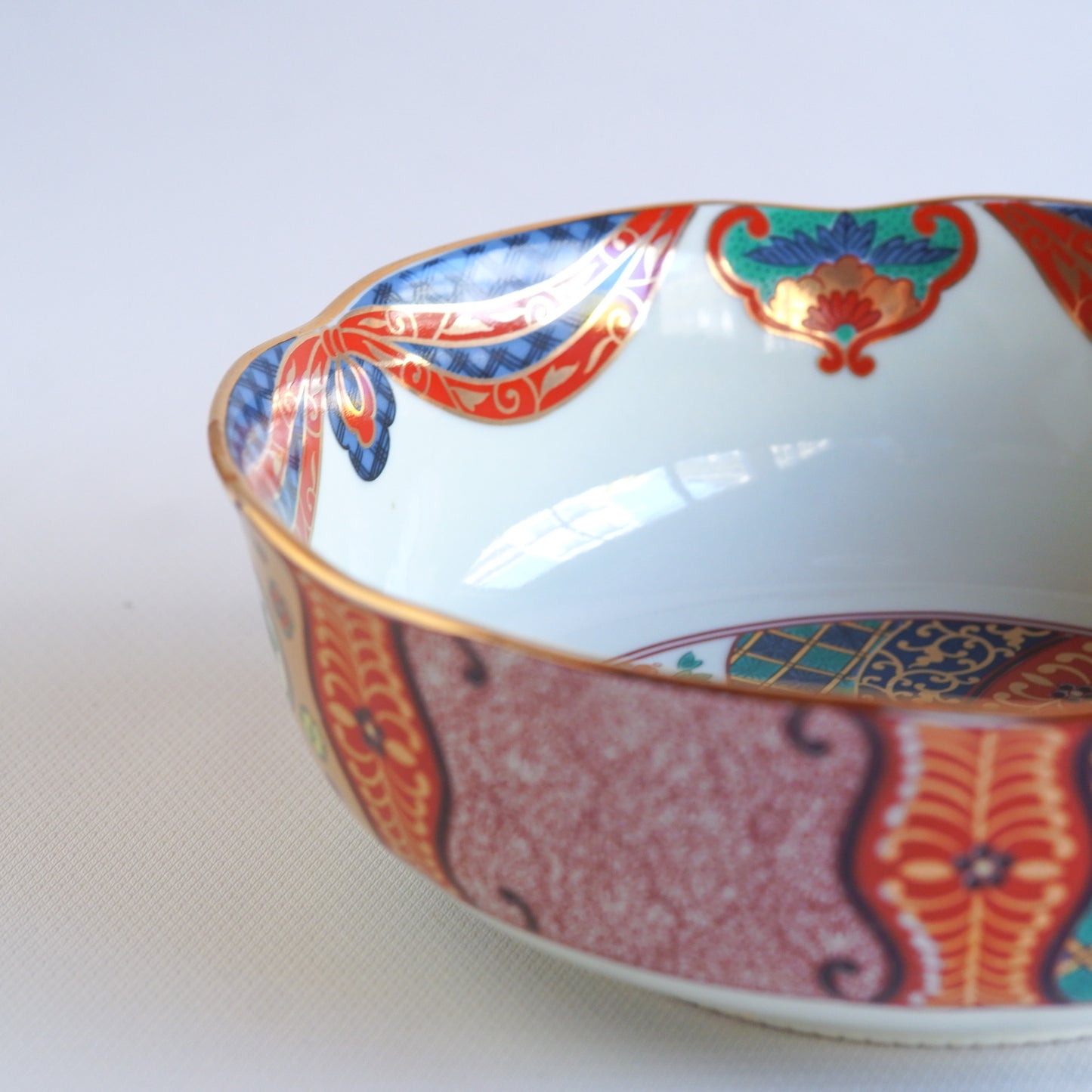 Arita ware | Blue and blue | Gold decoration | Serving bowl | Pendant light
