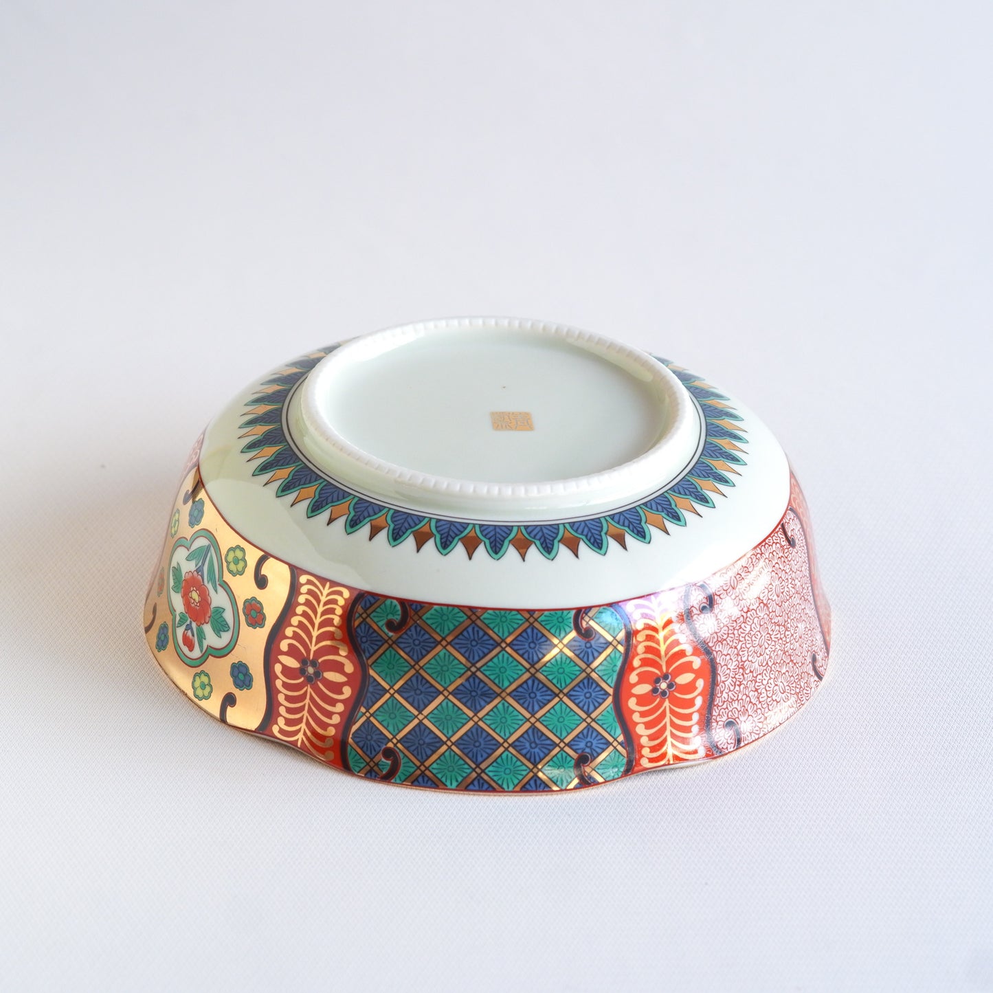 Arita ware | Blue and blue | Gold decoration | Serving bowl | Pendant light