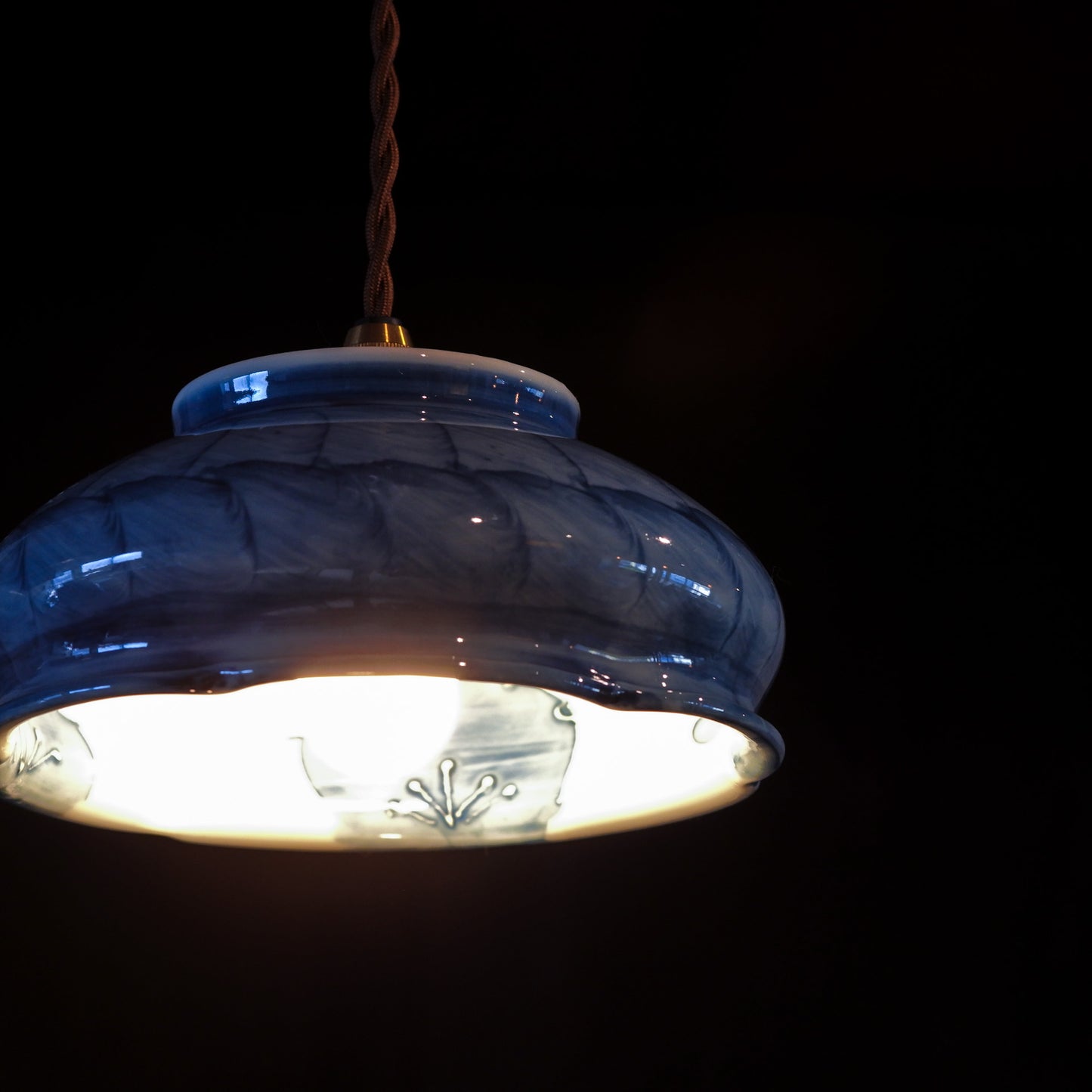 Mino ware | Made by Himine | Sweets bowl | Pendant light