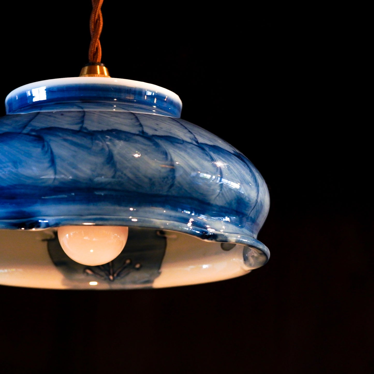 Mino ware | Made by Himine | Sweets bowl | Pendant light