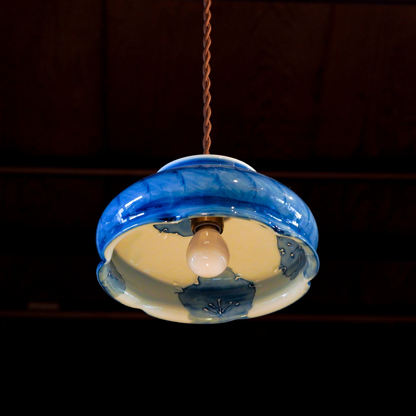 Mino ware | Made by Himine | Sweets bowl | Pendant light