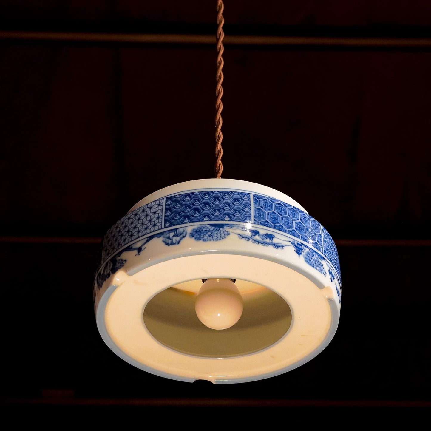 Arita ware | Huangshan | Traditional pattern | Transparent | Pendant light