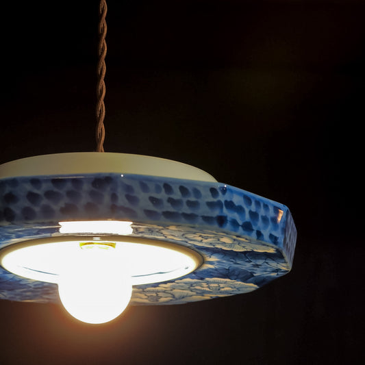 有田焼|龍|牡丹|十二角形|ペンダントライト