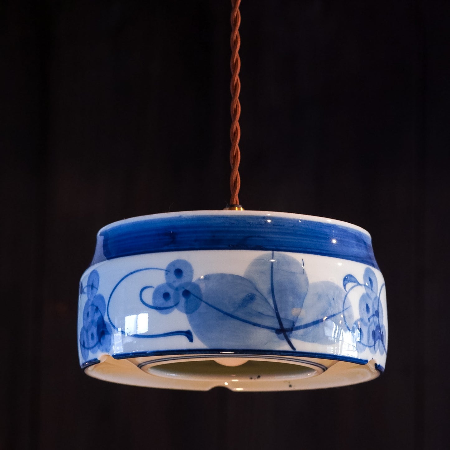 Arita ware | Seitouen | Grape | Blue and white | Pendant light
