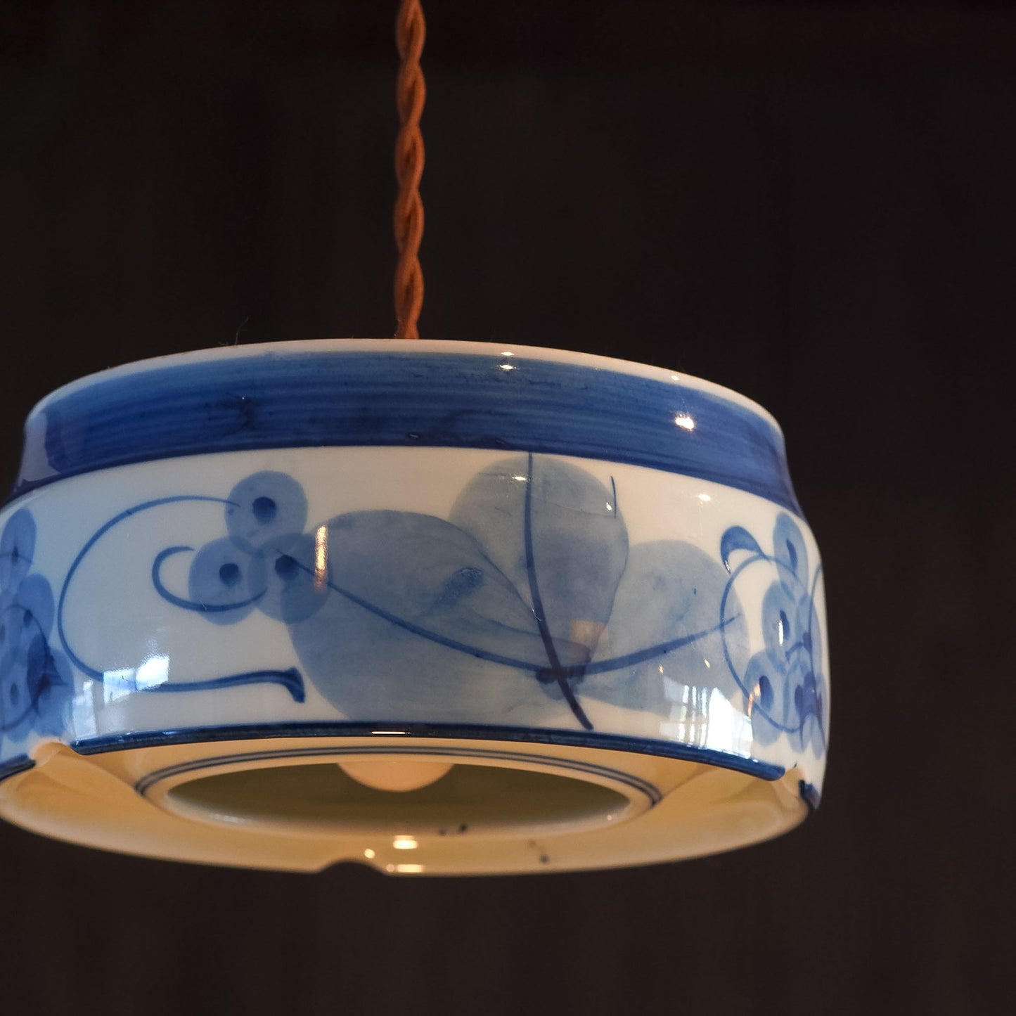 Arita ware | Seitouen | Grape | Blue and white | Pendant light