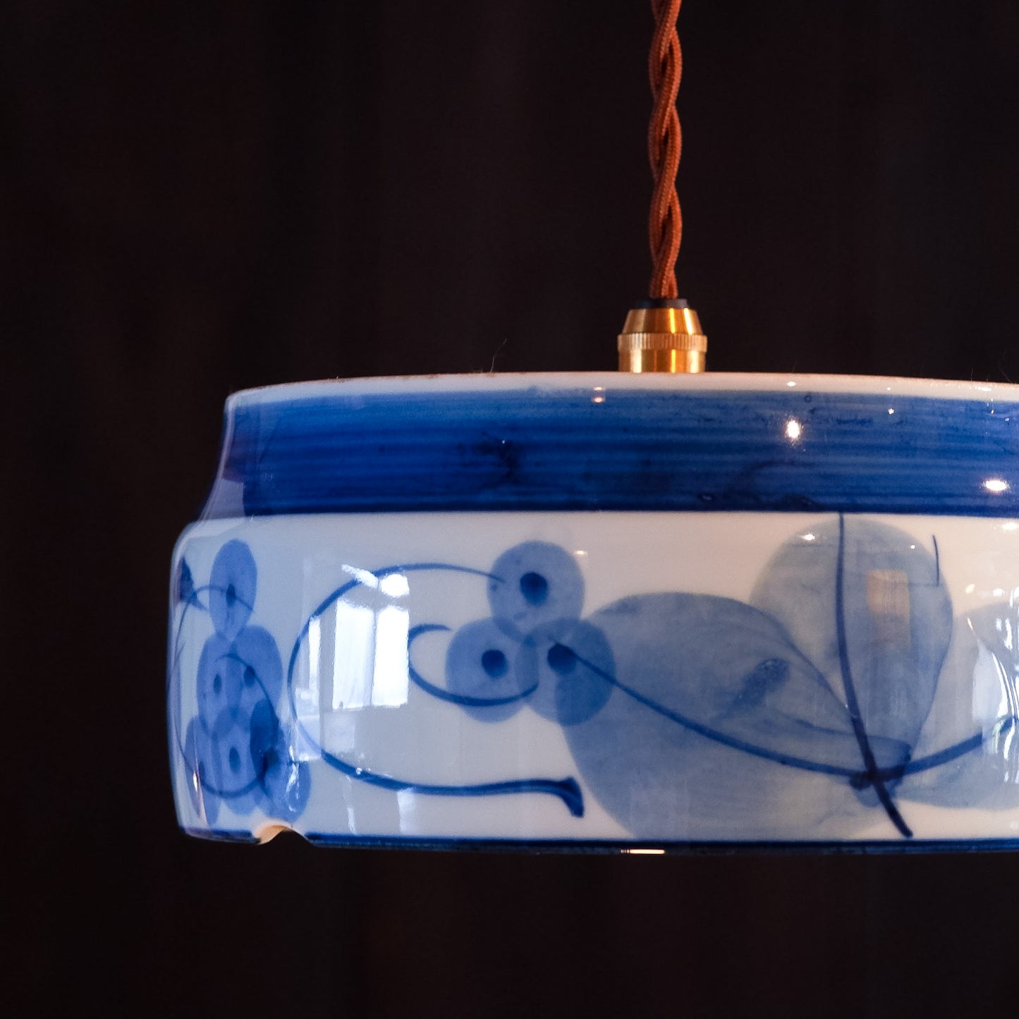 Arita ware | Seitouen | Grape | Blue and white | Pendant light