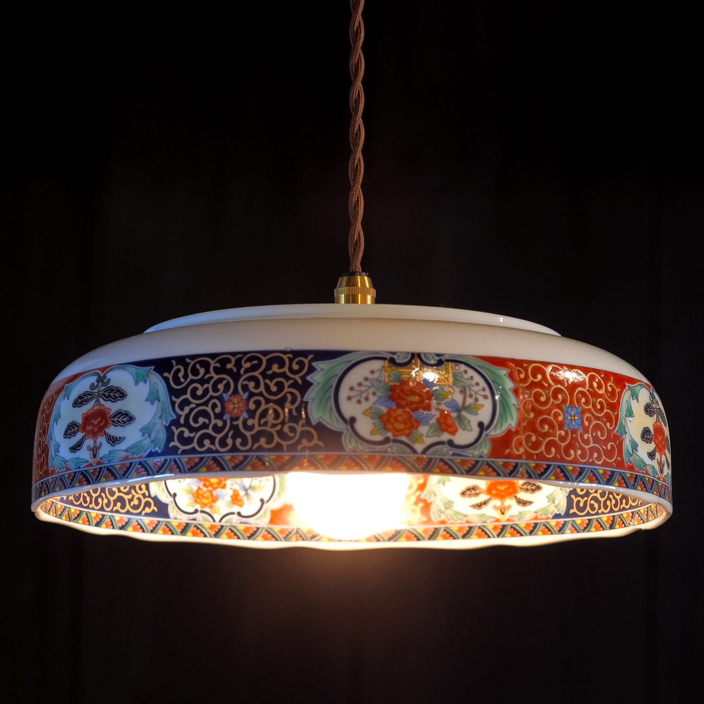Imari ware | Juzan | Large bowl | Pendant light