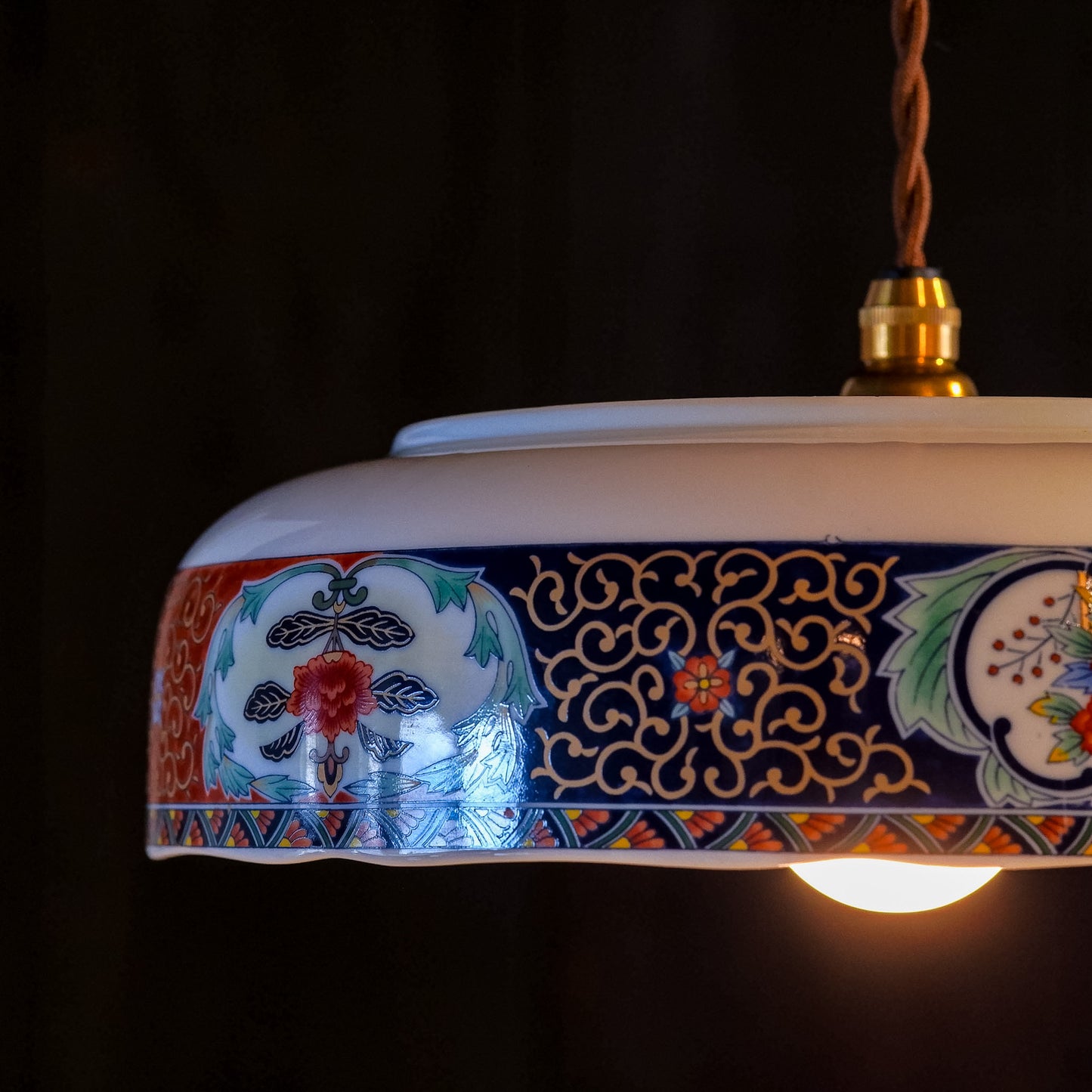 Imari ware | Juzan | Large bowl | Pendant light