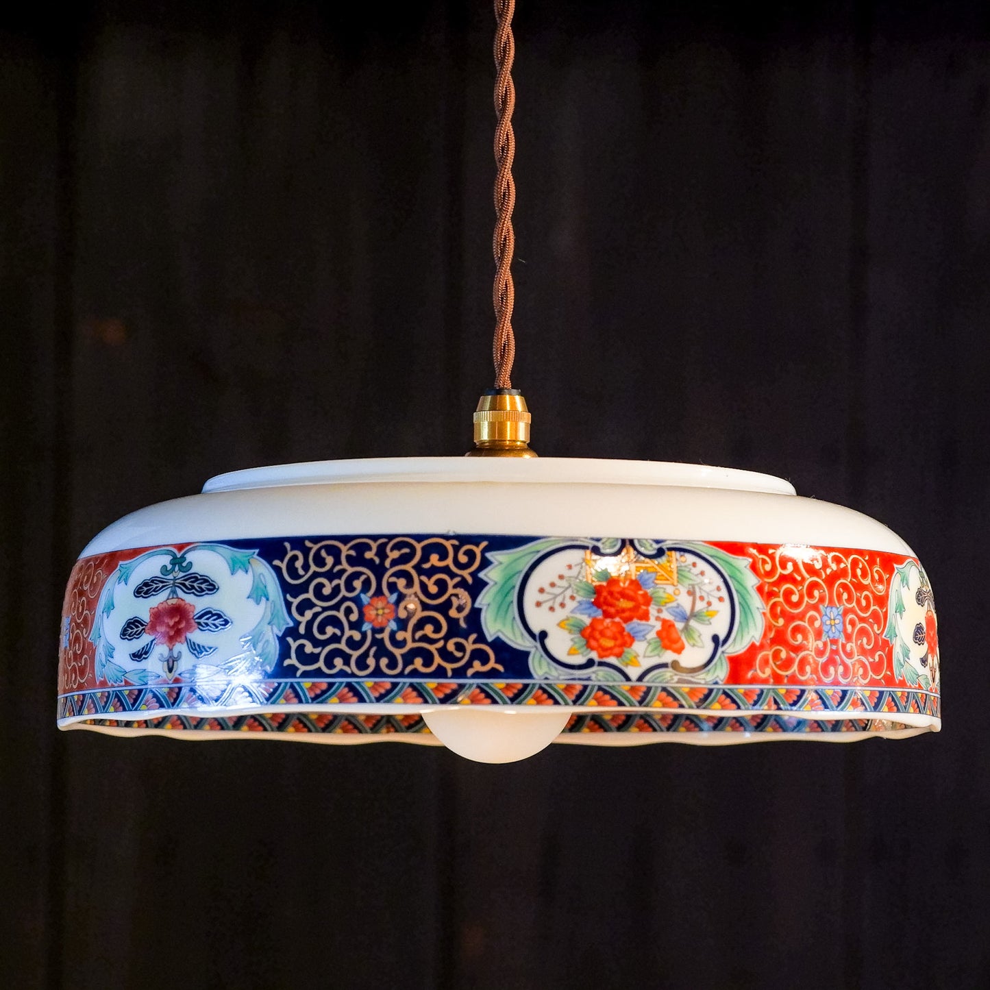 Imari ware | Juzan | Large bowl | Pendant light