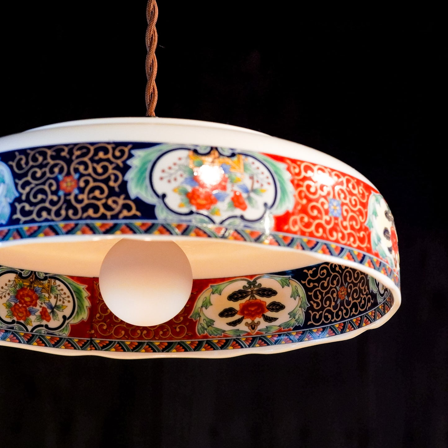 Imari ware | Juzan | Large bowl | Pendant light