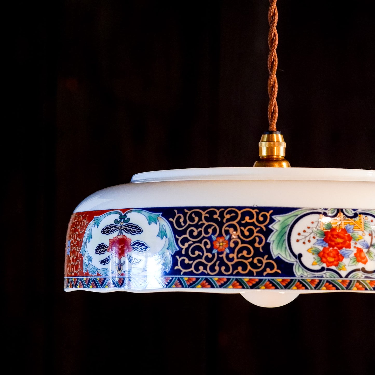 Imari ware | Juzan | Large bowl | Pendant light