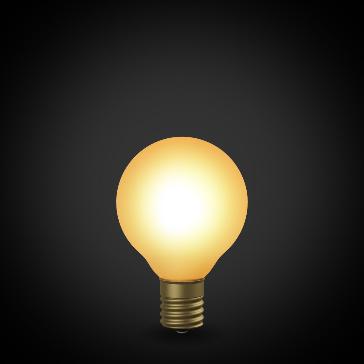 LED電球｜ホワイトガラス｜ボール50｜30W相当｜220lm｜2.5W｜2700K (電球色)