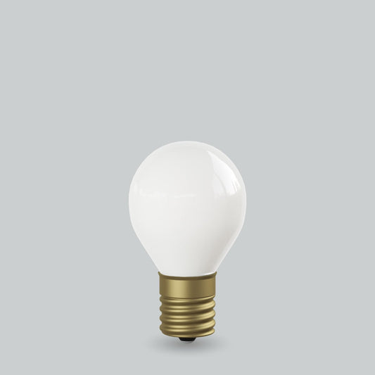 LED電球｜ホワイトガラス｜ボール35｜35W相当｜300lm｜2.5W｜2700K (電球色)