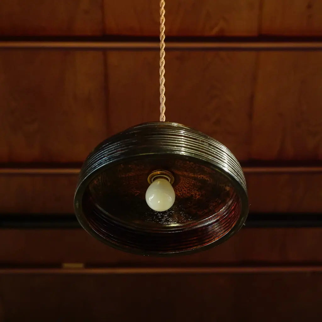 作地未詳｜木製｜菓子器｜ペンダントライト