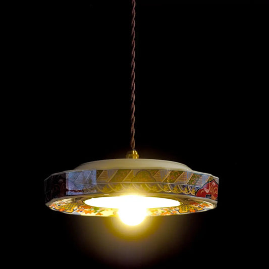 有田焼｜丸喜陶苑｜多彩色｜ペンダントライト