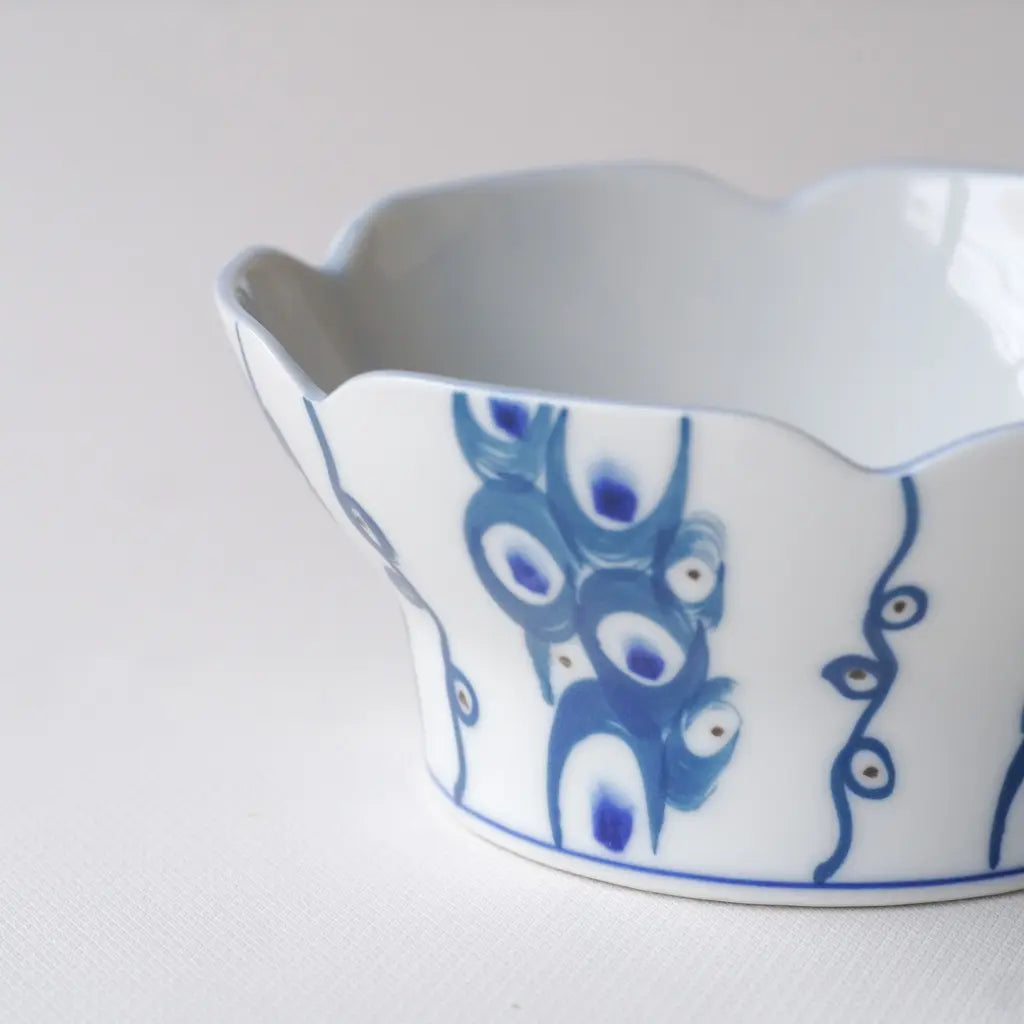 作地未詳｜波紋｜筆致｜高台鉢｜ペンダントライト