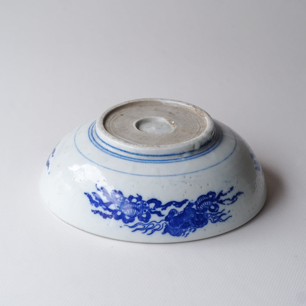 古伊万里(？)｜時代物｜染付｜鉢｜ペンダントライト