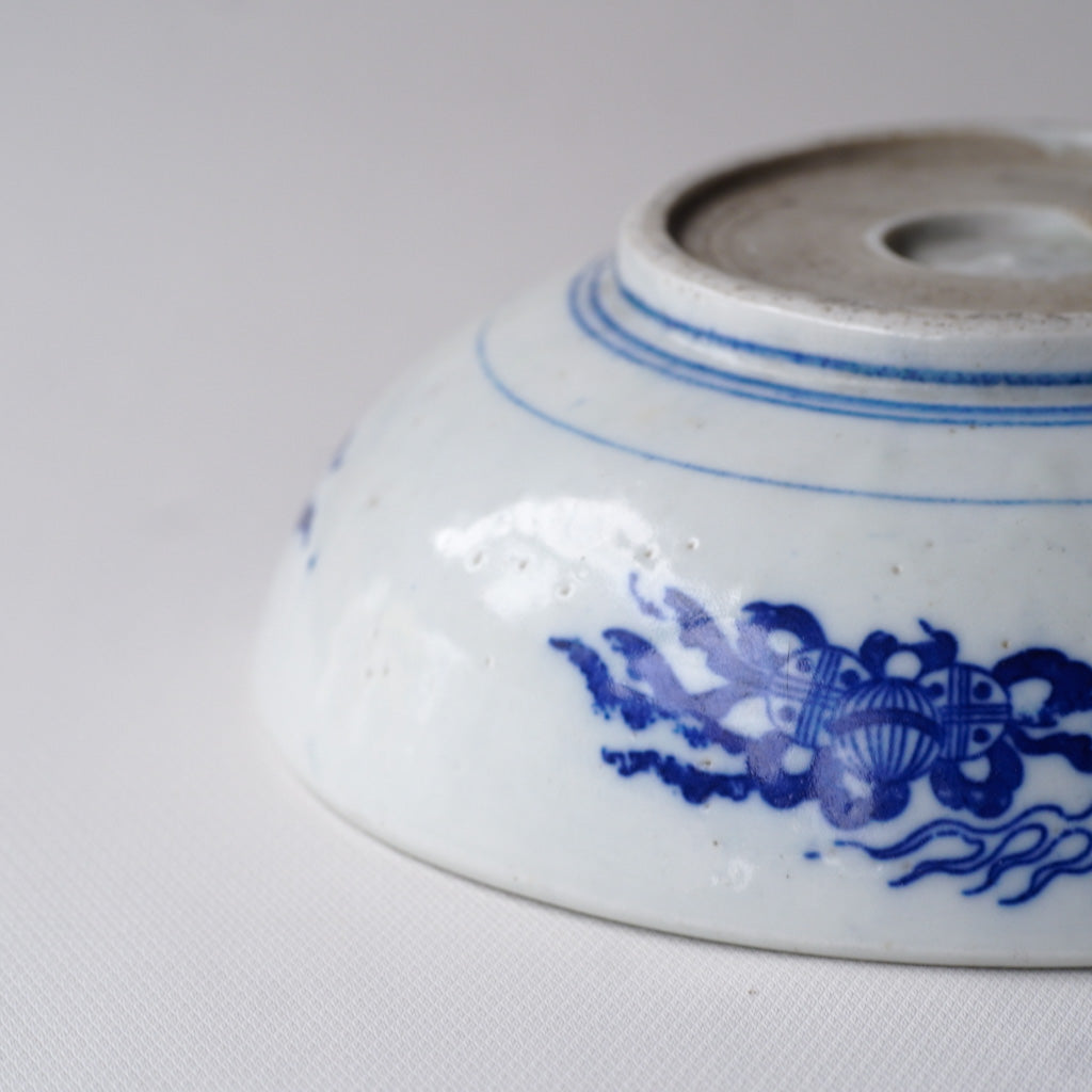 古伊万里(？)｜時代物｜染付｜鉢｜ペンダントライト