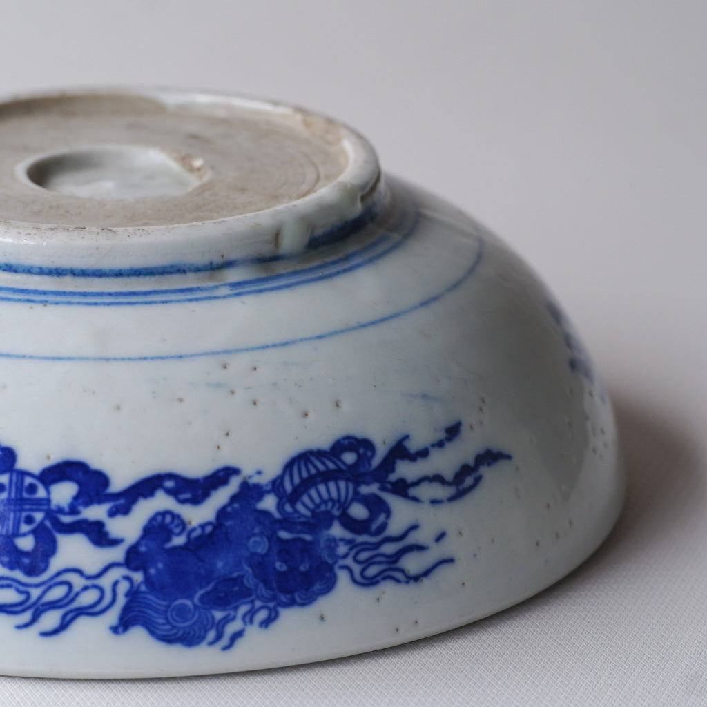 古伊万里(？)｜時代物｜染付｜鉢｜ペンダントライト