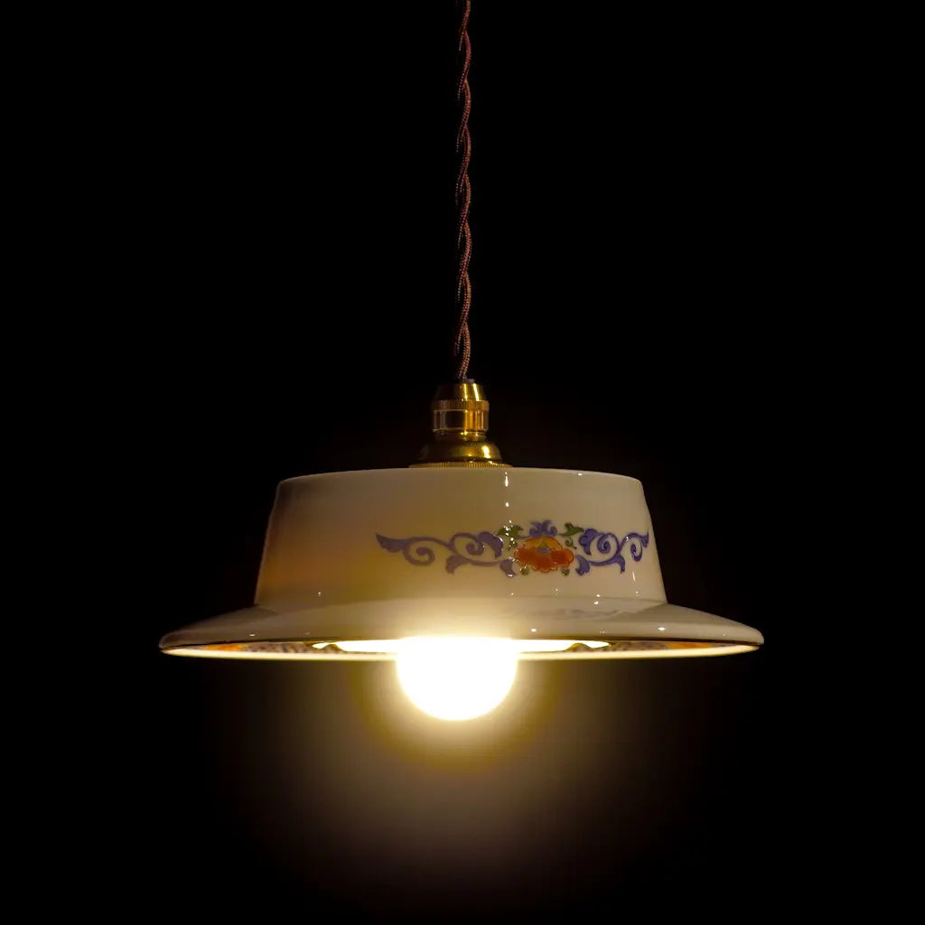 有田焼｜丸喜陶苑｜花文様｜ペンダントライト